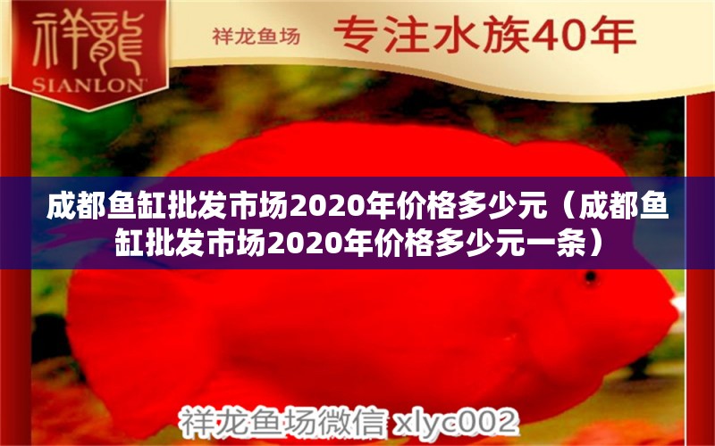 成都鱼缸批发市场2020年价格多少元（成都鱼缸批发市场2020年价格多少元一条） 祥龙水族医院