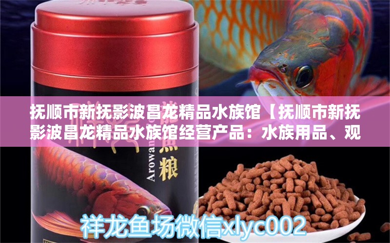 抚顺市新抚影波昌龙精品水族馆【抚顺市新抚影波昌龙精品水族馆经营产品：水族用品、观赏鱼销售】