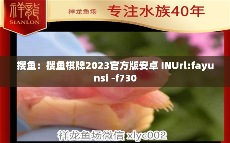 搜鱼：搜鱼棋牌2023官方版安卓 INUrl:fayunsi -f730 观赏鱼