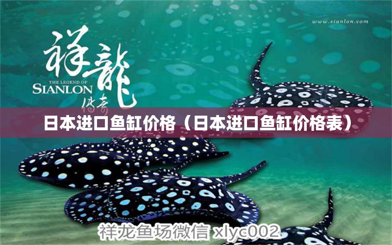 日本进口鱼缸价格（日本进口鱼缸价格表） 祥龙水族医院