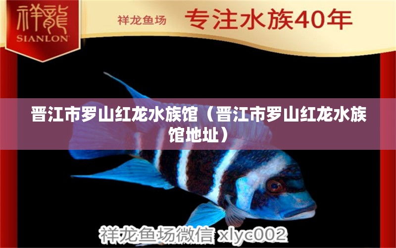 晋江市罗山红龙水族馆（晋江市罗山红龙水族馆地址） 全国水族馆企业名录