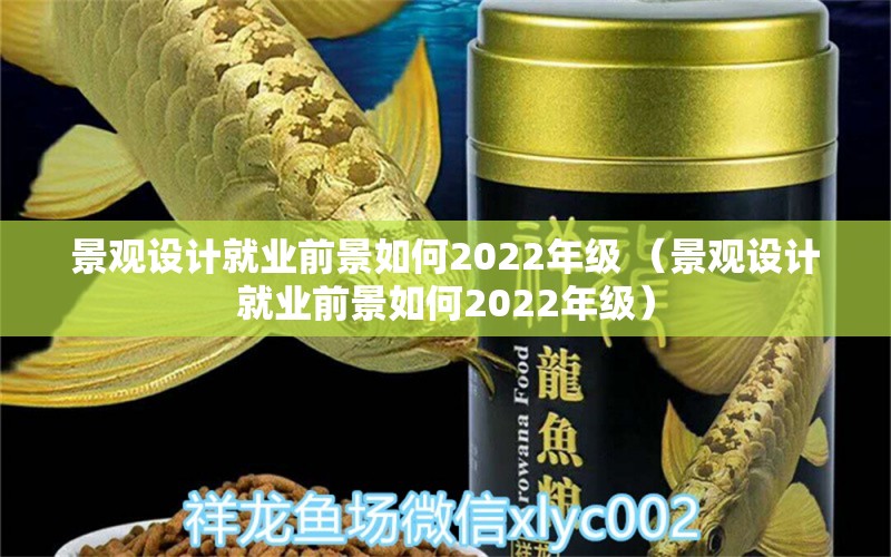 景观设计就业前景如何2022年级 （景观设计就业前景如何2022年级）