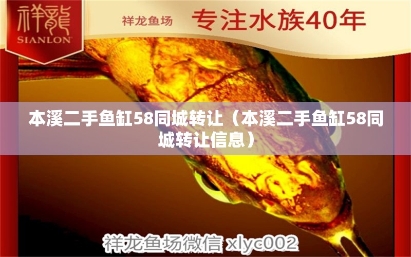 本溪二手鱼缸58同城转让（本溪二手鱼缸58同城转让信息） 其他品牌鱼缸