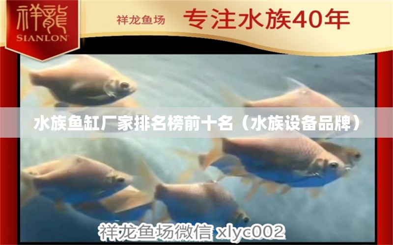 水族鱼缸厂家排名榜前十名（水族设备品牌）