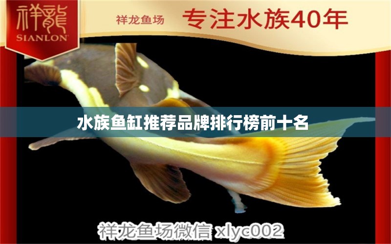 水族鱼缸推荐品牌排行榜前十名 