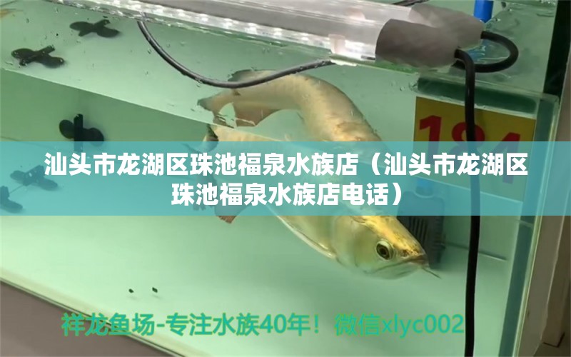 汕头市龙湖区珠池福泉水族店（汕头市龙湖区珠池福泉水族店电话）