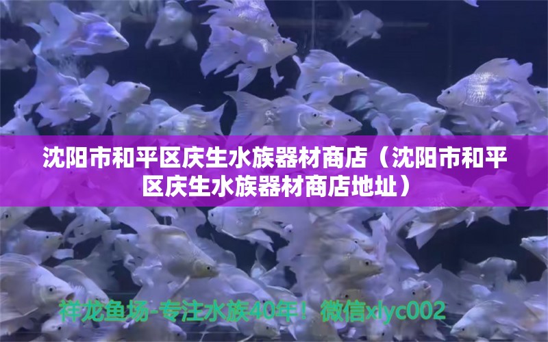 沈阳市和平区庆生水族器材商店（沈阳市和平区庆生水族器材商店地址）