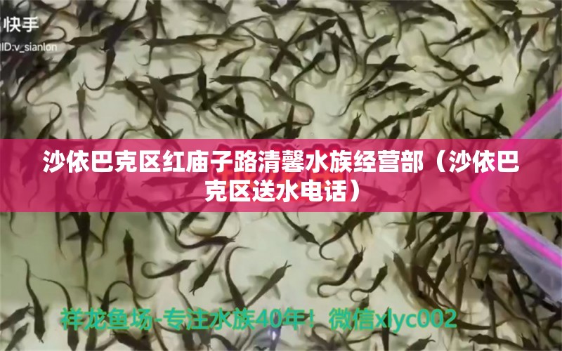 沙依巴克区红庙子路清馨水族经营部（沙依巴克区送水电话）