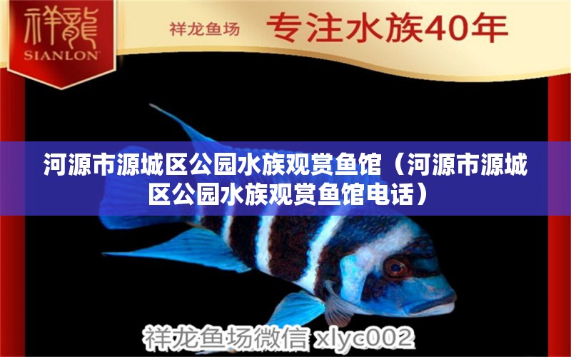 河源市源城区公园水族观赏鱼馆（河源市源城区公园水族观赏鱼馆电话）