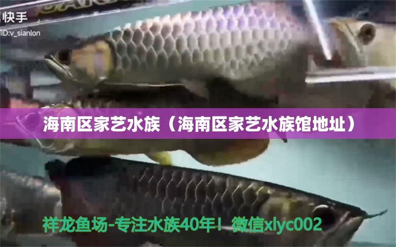 海南区家艺水族（海南区家艺水族馆地址） 全国水族馆企业名录