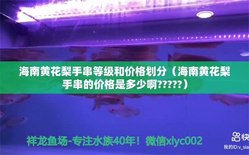 海南黄花梨手串等级和价格划分（海南黄花梨手串的价格是多少啊?????）