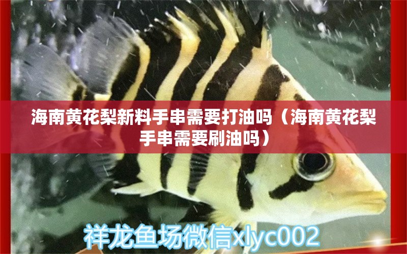 海南黄花梨新料手串需要打油吗（海南黄花梨手串需要刷油吗） 文玩