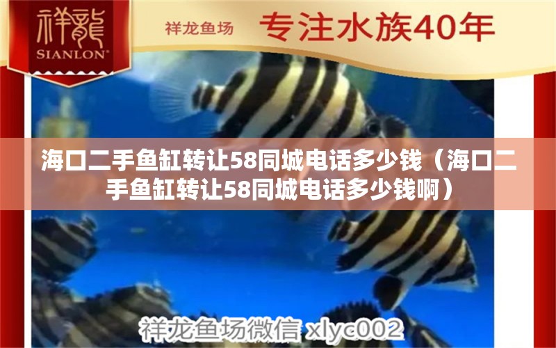 海口二手鱼缸转让58同城电话多少钱（海口二手鱼缸转让58同城电话多少钱啊） 观赏鱼市场（混养鱼）