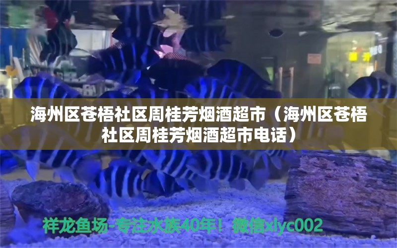 海州区苍梧社区周桂芳烟酒超市（海州区苍梧社区周桂芳烟酒超市电话）