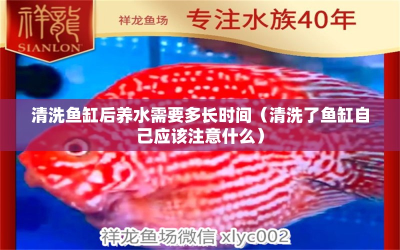 清洗鱼缸后养水需要多长时间（清洗了鱼缸自己应该注意什么） 广州观赏鱼批发市场