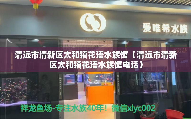 清远市清新区太和镇花语水族馆（清远市清新区太和镇花语水族馆电话） 全国水族馆企业名录