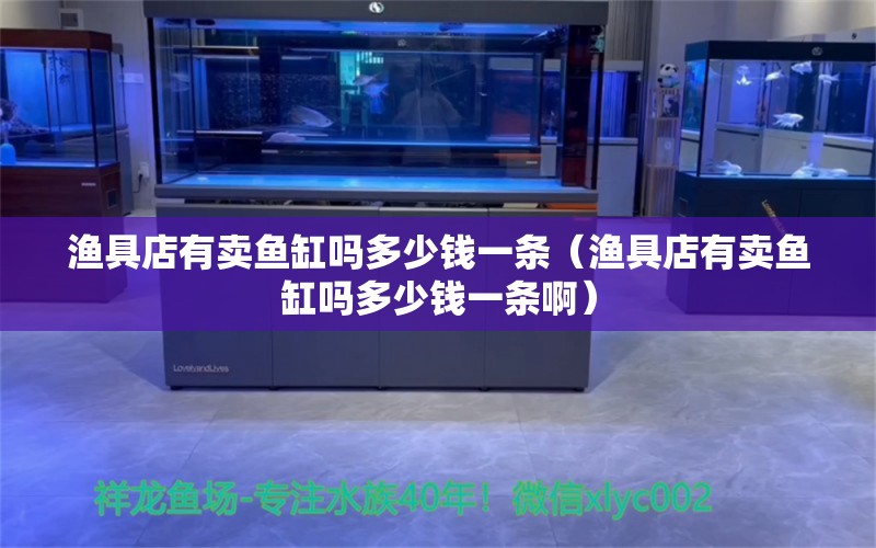 渔具店有卖鱼缸吗多少钱一条（渔具店有卖鱼缸吗多少钱一条啊） 其他品牌鱼缸