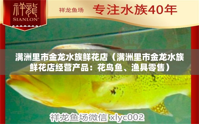 满洲里市金龙水族鲜花店（满洲里市金龙水族鲜花店经营产品：花鸟鱼、渔具零售） 全国观赏鱼市场 第2张