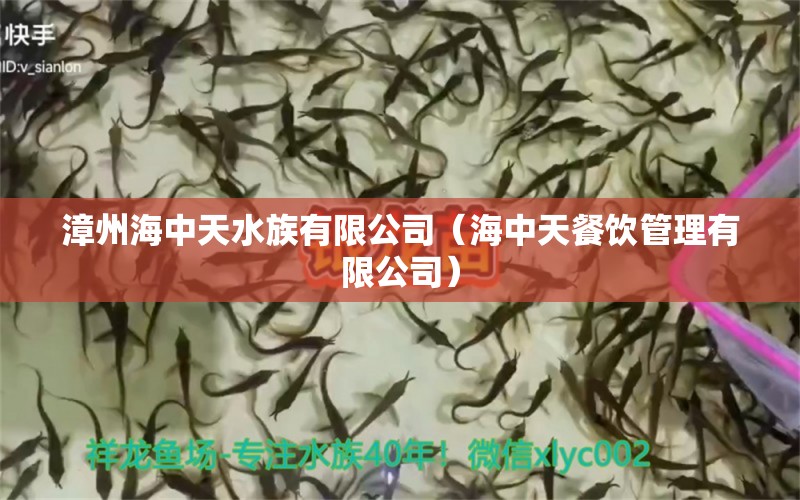 漳州海中天水族有限公司（海中天餐饮管理有限公司） 全国水族馆企业名录