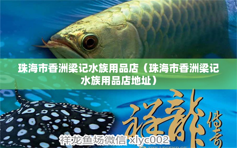 珠海市香洲梁记水族用品店（珠海市香洲梁记水族用品店地址）