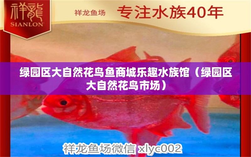 绿园区大自然花鸟鱼商城乐趣水族馆（绿园区大自然花鸟市场）