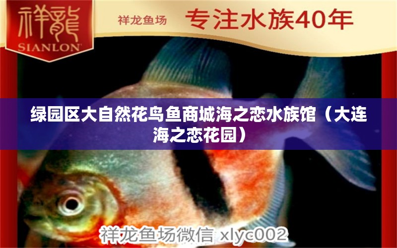 绿园区大自然花鸟鱼商城海之恋水族馆（大连海之恋花园） 全国水族馆企业名录