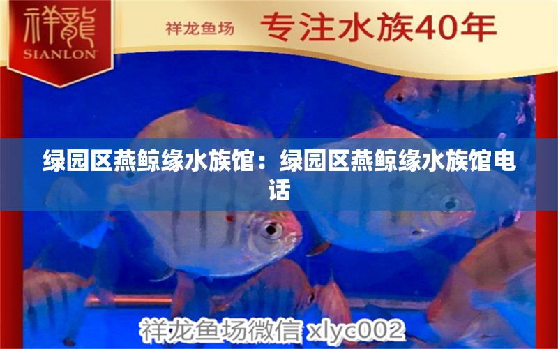 绿园区燕鲸缘水族馆：绿园区燕鲸缘水族馆电话