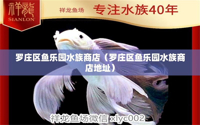 罗庄区鱼乐园水族商店（罗庄区鱼乐园水族商店地址） 全国水族馆企业名录