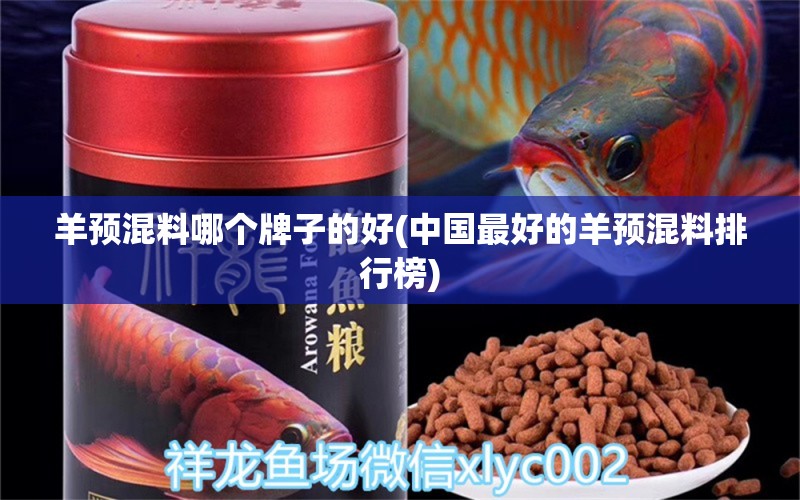 羊预混料哪个牌子的好(中国最好的羊预混料排行榜) 广州水族器材滤材批发市场