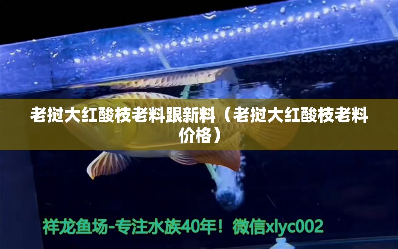 老挝大红酸枝老料跟新料（老挝大红酸枝老料价格）