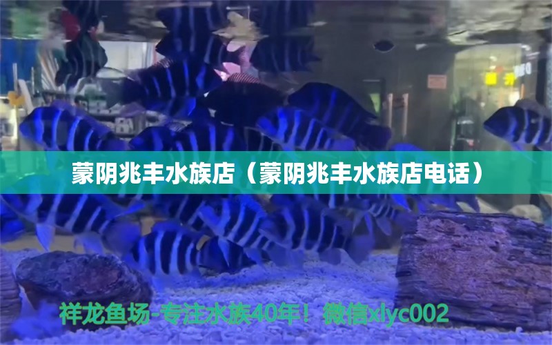 蒙阴兆丰水族店（蒙阴兆丰水族店电话） 全国水族馆企业名录