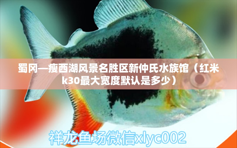 蜀冈—瘦西湖风景名胜区新仲氏水族馆（红米k30最大宽度默认是多少） 全国水族馆企业名录