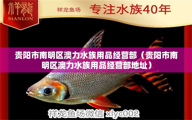 贵阳市南明区澳力水族用品经营部（贵阳市南明区澳力水族用品经营部地址） 水族用品