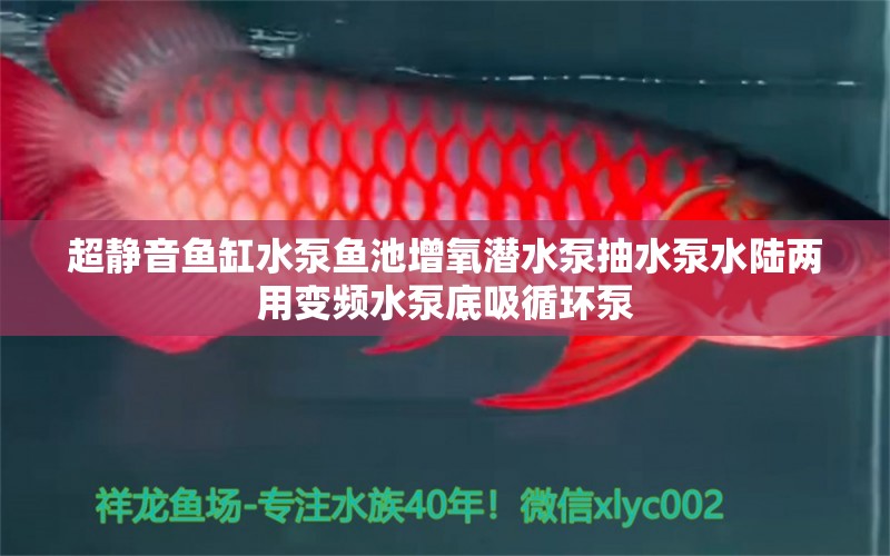 超静音鱼缸水泵鱼池增氧潜水泵抽水泵水陆两用变频水泵底吸循环泵