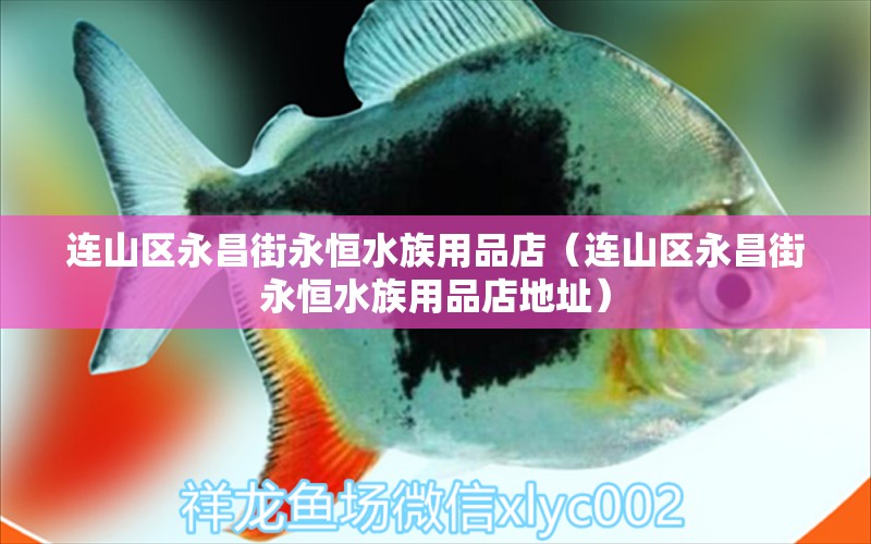 连山区永昌街永恒水族用品店（连山区永昌街永恒水族用品店地址） 水族用品