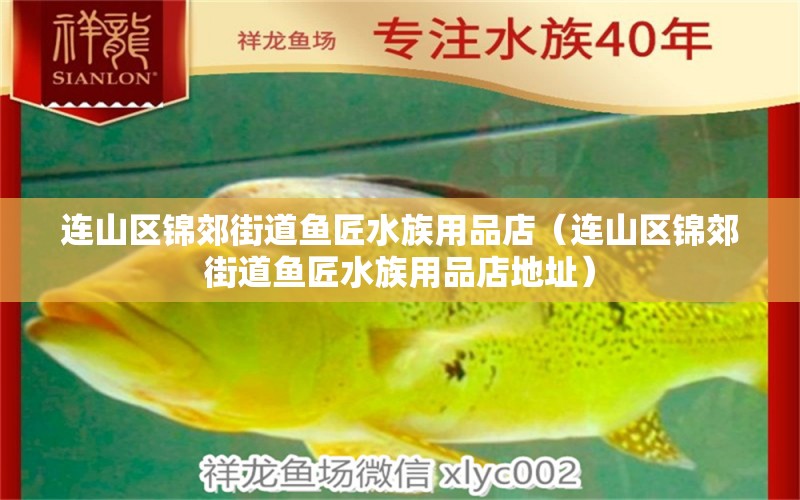 连山区锦郊街道鱼匠水族用品店（连山区锦郊街道鱼匠水族用品店地址）