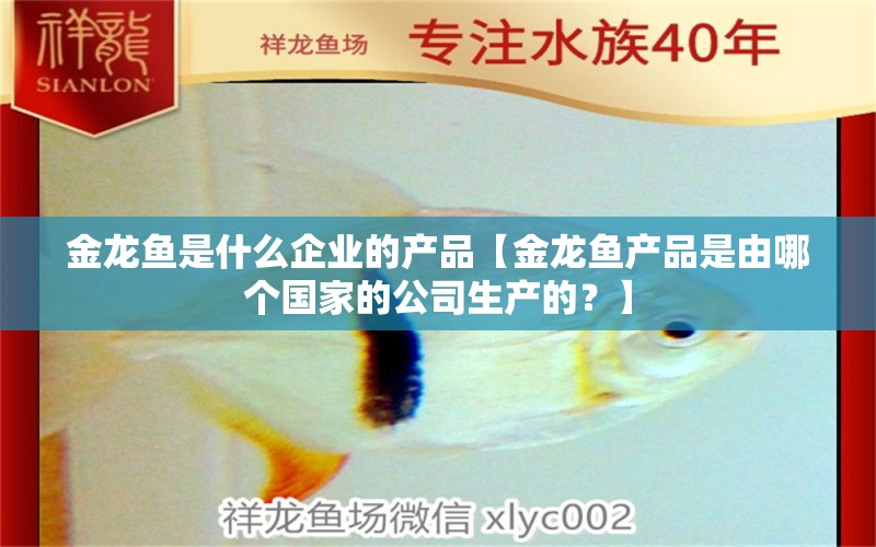 金龙鱼是什么企业的产品【金龙鱼产品是由哪个国家的公司生产的？】 水族问答 第2张