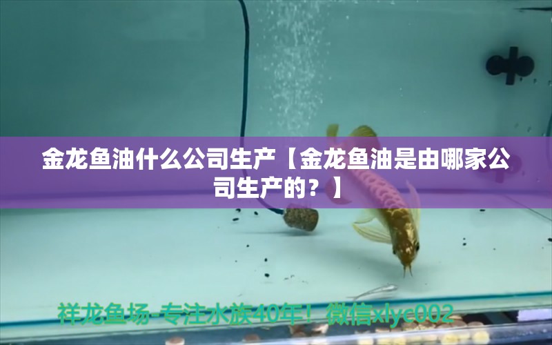 金龙鱼油什么公司生产【金龙鱼油是由哪家公司生产的？】