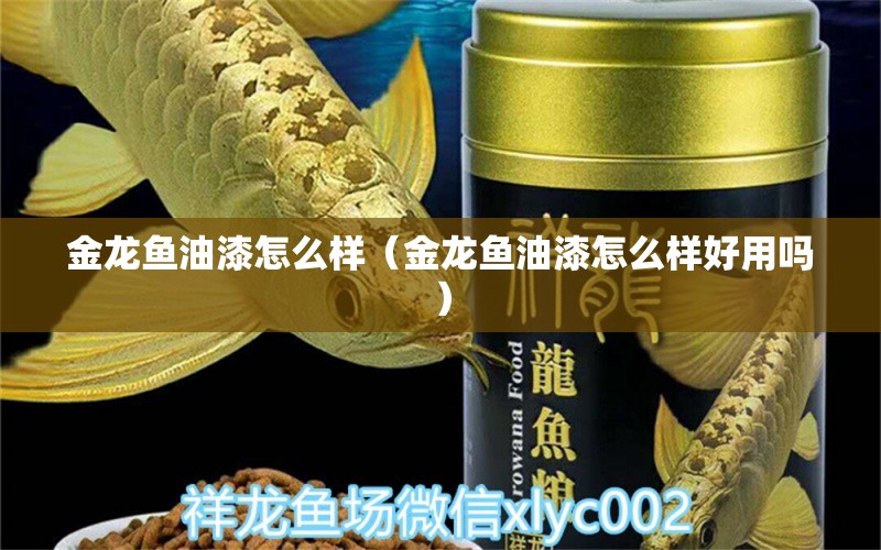 金龙鱼油漆怎么样（金龙鱼油漆怎么样好用吗）