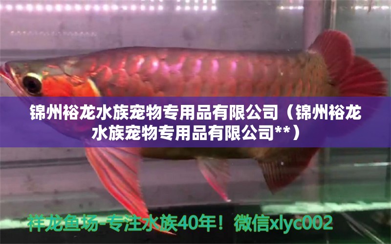 锦州裕龙水族宠物专用品有限公司（锦州裕龙水族宠物专用品有限公司**）