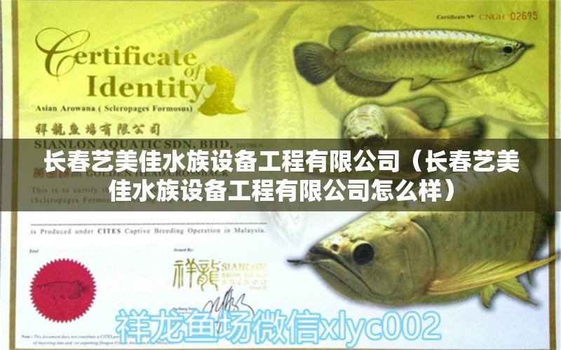 长春艺美佳水族设备工程有限公司（长春艺美佳水族设备工程有限公司怎么样）