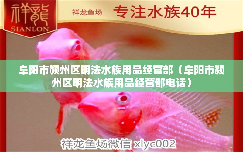 阜阳市颍州区明法水族用品经营部（阜阳市颍州区明法水族用品经营部电话） 水族用品