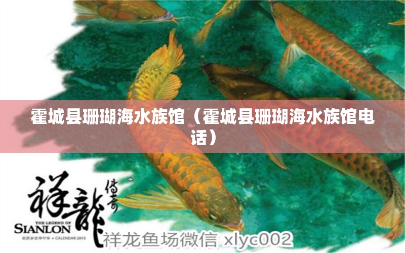 霍城县珊瑚海水族馆（霍城县珊瑚海水族馆电话） 全国水族馆企业名录