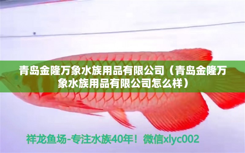 青岛金隆万象水族用品有限公司（青岛金隆万象水族用品有限公司怎么样）