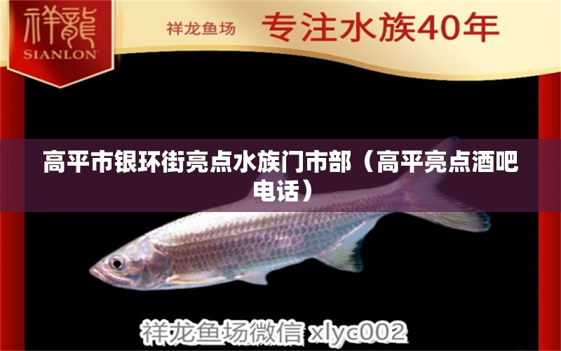 高平市银环街亮点水族门市部（高平亮点酒吧电话） 全国水族馆企业名录