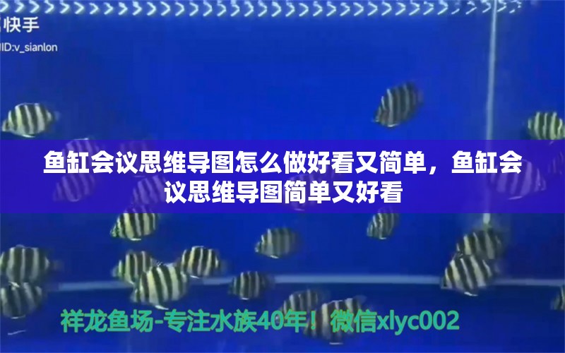 鱼缸会议思维导图怎么做好看又简单，鱼缸会议思维导图简单又好看