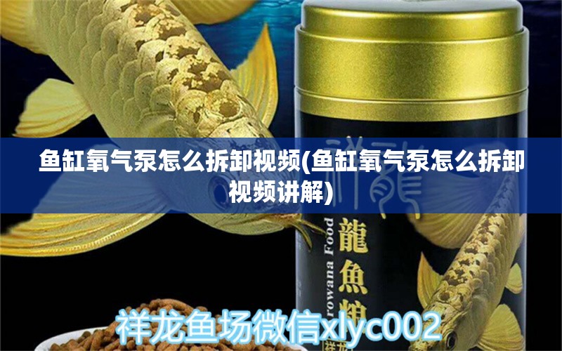 鱼缸氧气泵怎么拆卸视频(鱼缸氧气泵怎么拆卸视频讲解)