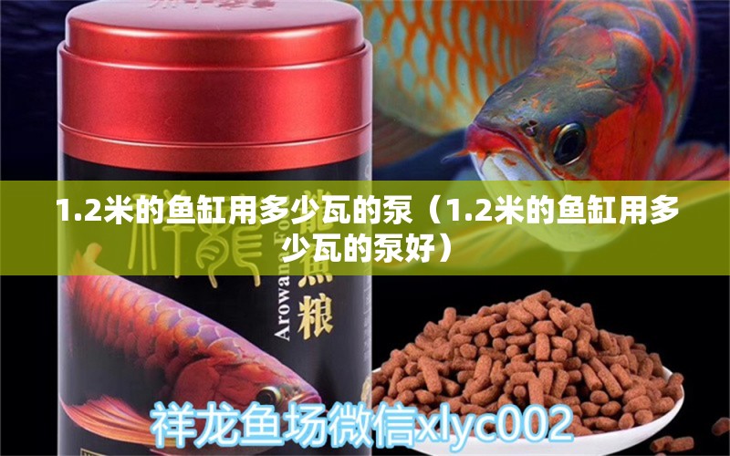 1.2米的鱼缸用多少瓦的泵（1.2米的鱼缸用多少瓦的泵好）