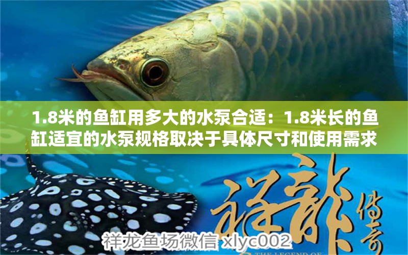 1.8米的鱼缸用多大的水泵合适：1.8米长的鱼缸适宜的水泵规格取决于具体尺寸和使用需求