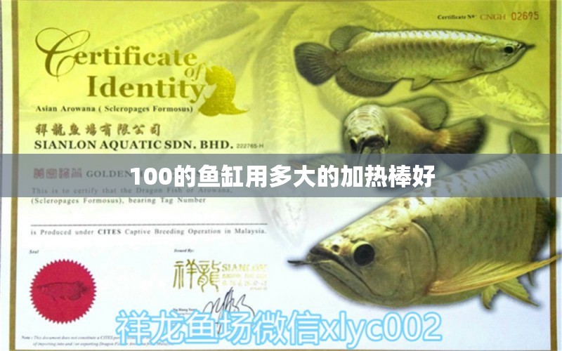 100的鱼缸用多大的加热棒好 祥龙鱼场